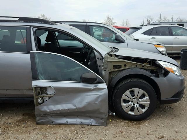 4S4BRCAC3B3413097 - 2011 SUBARU OUTBACK 2. SILVER photo 9