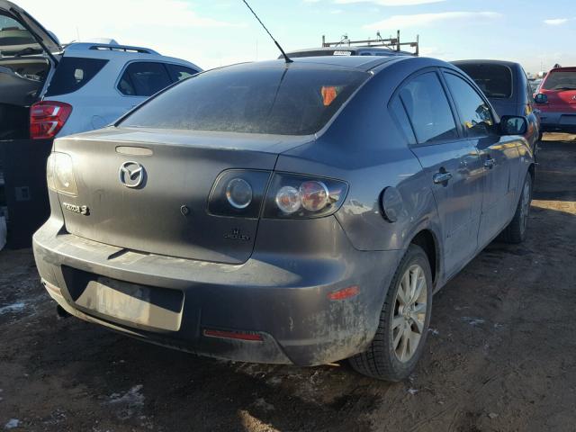 JM1BK12F271719037 - 2007 MAZDA 3 I GRAY photo 4