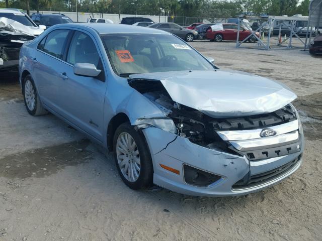 3FADP0L34AR387100 - 2010 FORD FUSION HYB BLUE photo 1