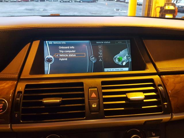 5UXFH0C50ALC66324 - 2010 BMW X6 HYBRID BLACK photo 9