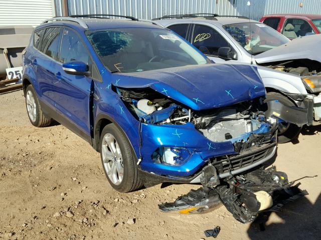 1FMCU0J92HUD87343 - 2017 FORD ESCAPE TIT BLUE photo 1