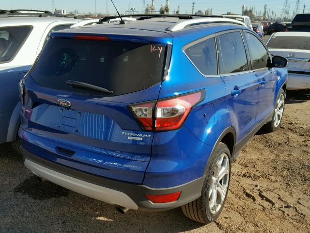 1FMCU0J92HUD87343 - 2017 FORD ESCAPE TIT BLUE photo 4