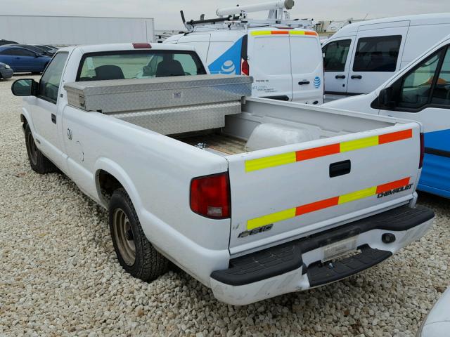 1GCCS14W5Y8191052 - 2000 CHEVROLET S TRUCK S1 WHITE photo 3