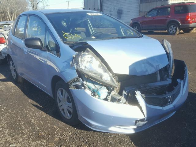 JHMGE8H27AC037579 - 2010 HONDA FIT BLUE photo 1