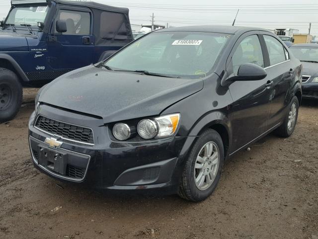 1G1JC5SH6C4151815 - 2012 CHEVROLET SONIC LT BLACK photo 2