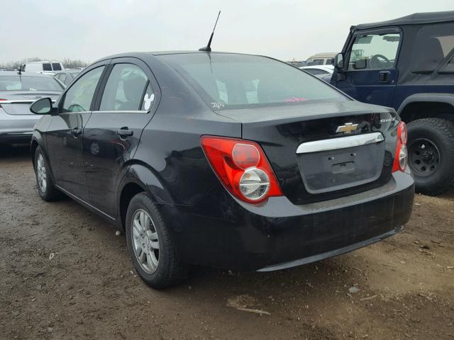 1G1JC5SH6C4151815 - 2012 CHEVROLET SONIC LT BLACK photo 3