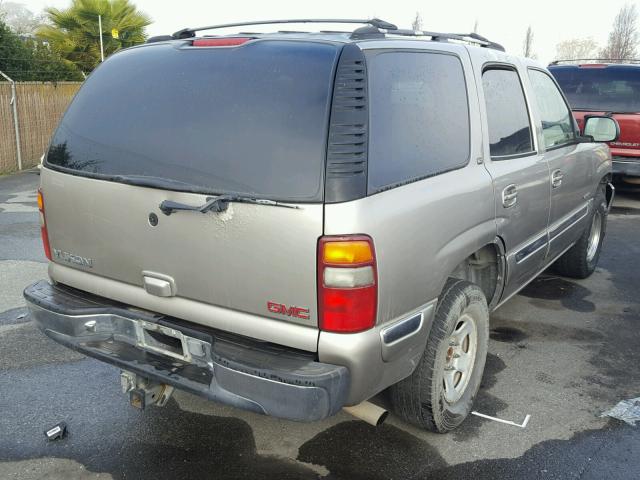 1GKEK13T4YJ143927 - 2000 GMC YUKON SILVER photo 4