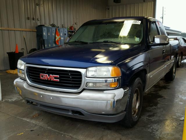 2GTEC19T3X1549447 - 1999 GMC NEW SIERRA BLUE photo 2