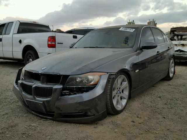 WBAVB77588NH78135 - 2008 BMW 335 I CHARCOAL photo 2