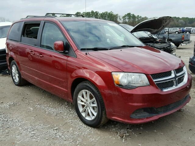 2C4RDGCG0FR527242 - 2015 DODGE GRAND CARA RED photo 1