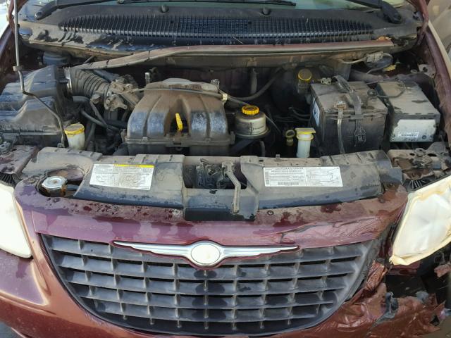 1C4GJ25B53B171174 - 2003 CHRYSLER VOYAGER MAROON photo 7