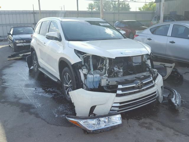 5TDKZRFH6HS513441 - 2017 TOYOTA HIGHLANDER WHITE photo 1