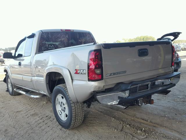 1GCEK19B36Z182887 - 2006 CHEVROLET SILVERADO CREAM photo 3