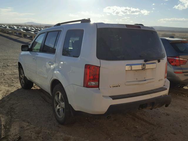 5FNYF48549B042954 - 2009 HONDA PILOT EXL Սպիտակ լուսանկար 3