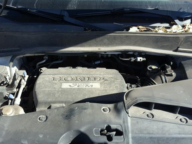 5FNYF48549B042954 - 2009 HONDA PILOT EXL Սպիտակ լուսանկար 7