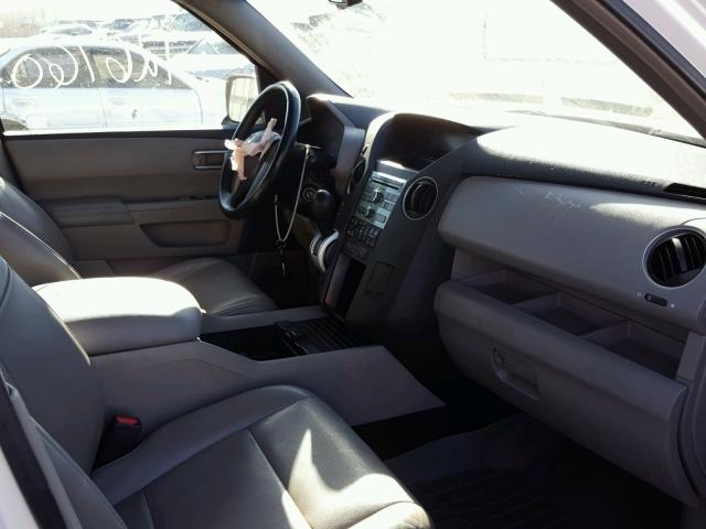 5FNYF48549B042954 - 2009 HONDA PILOT EXL Սպիտակ լուսանկար 9