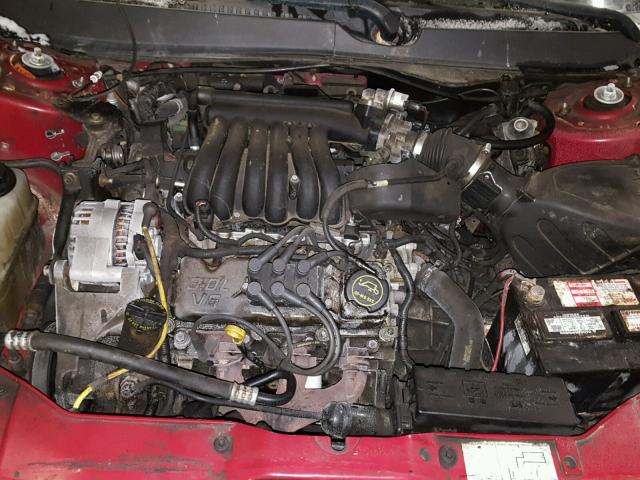 1FAFP55U83A270810 - 2003 FORD TAURUS SES MAROON photo 7