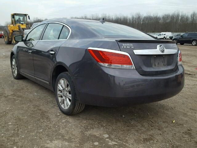 1G4GD5ER7CF314815 - 2012 BUICK LACROSSE P GRAY photo 3