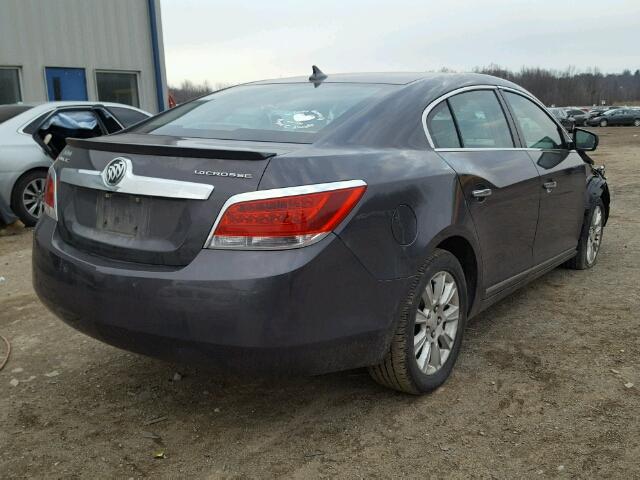 1G4GD5ER7CF314815 - 2012 BUICK LACROSSE P GRAY photo 4