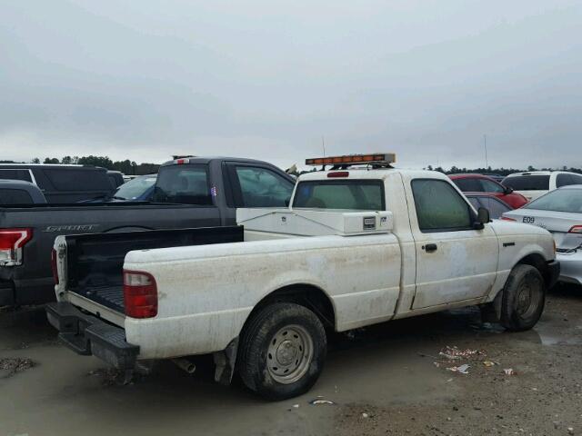 1FTYR10U52PB11011 - 2002 FORD RANGER WHITE photo 4