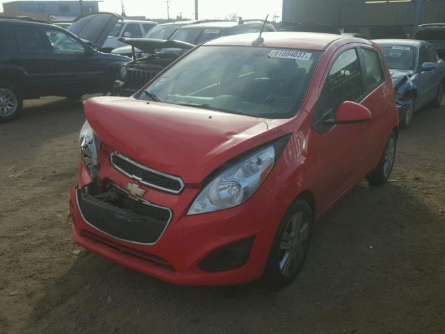 KL8CD6S95DC547830 - 2013 CHEVROLET SPARK 1LT RED photo 2