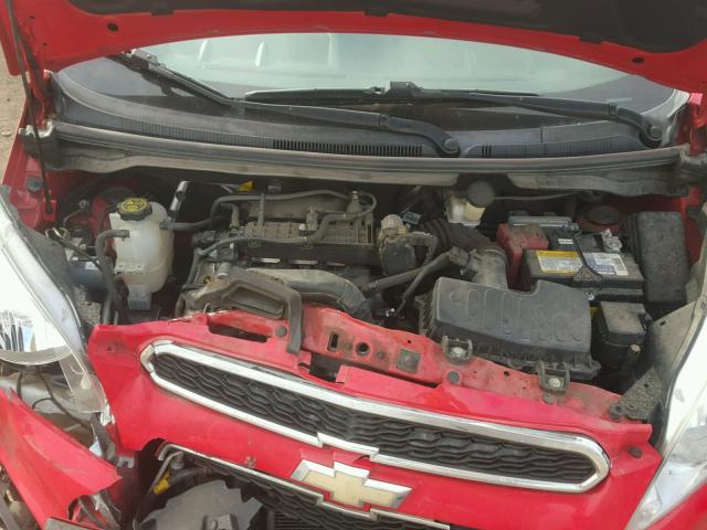 KL8CD6S95DC547830 - 2013 CHEVROLET SPARK 1LT RED photo 7