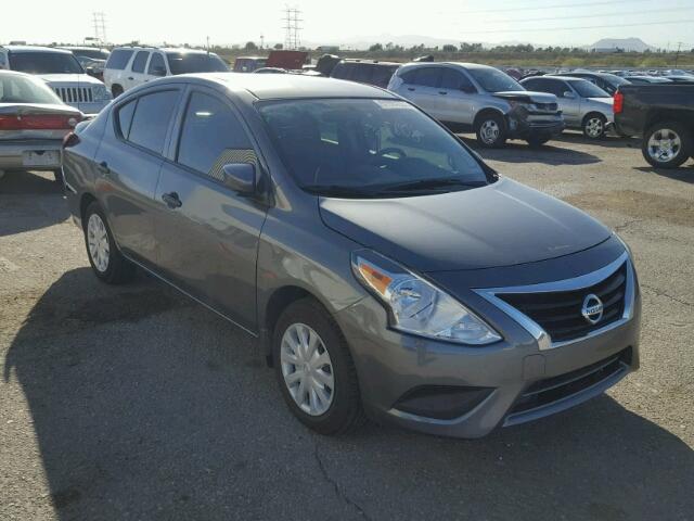 3N1CN7AP3HL890742 - 2017 NISSAN VERSA S CHARCOAL photo 1