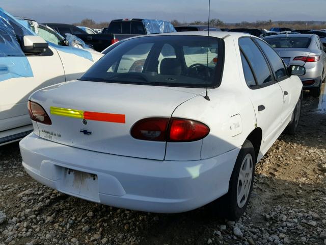 1G1JF5246Y7263282 - 2000 CHEVROLET CAVALIER L WHITE photo 4