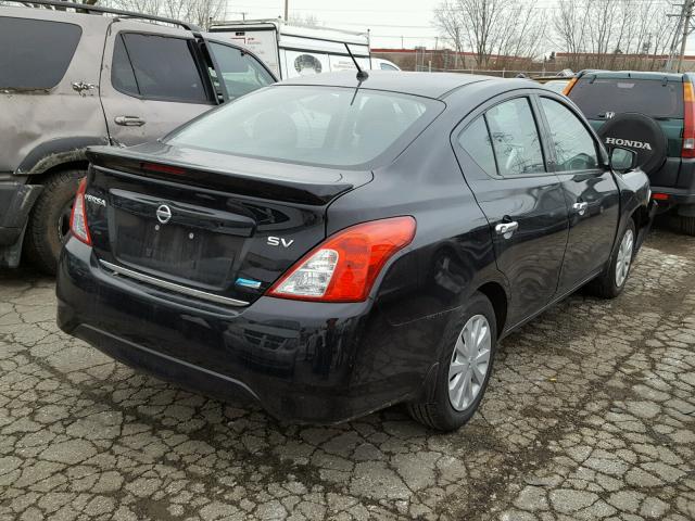 3N1CN7APXGL887819 - 2016 NISSAN VERSA S BLACK photo 4