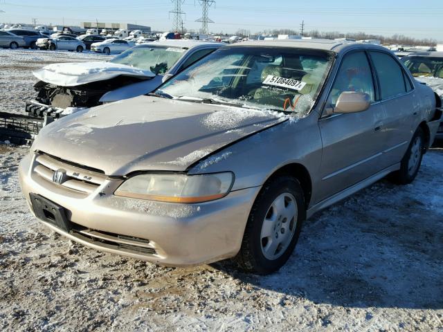 1HGCG16501A003429 - 2001 HONDA ACCORD EX BEIGE photo 2