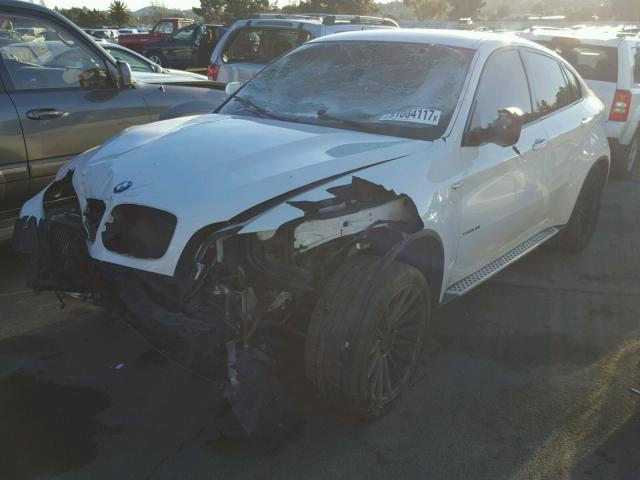 5UXFG83589LZ94127 - 2009 BMW X6 WHITE photo 2