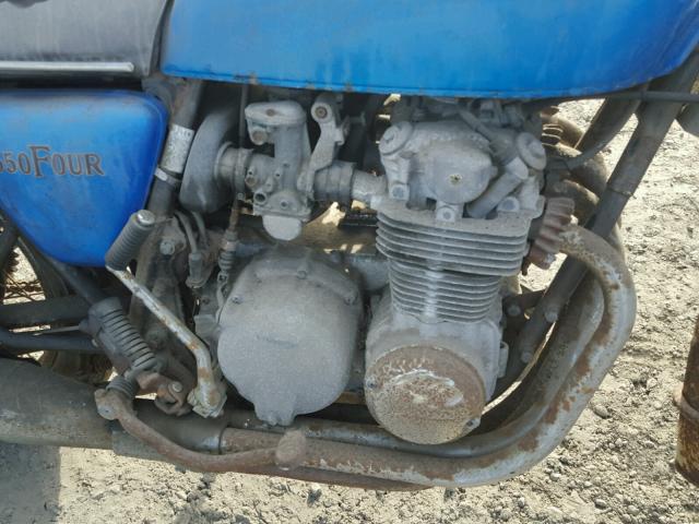 CB550F2009929 - 1976 HONDA CB550 BLUE photo 7