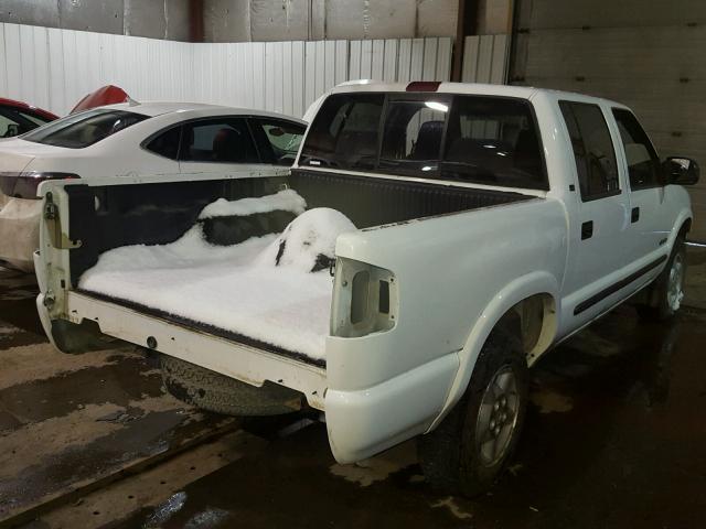 1GCDT13W72K165652 - 2002 CHEVROLET S TRUCK S1 WHITE photo 4