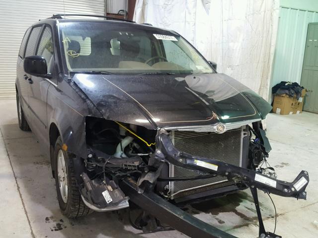 2A8HR54PX8R128592 - 2008 CHRYSLER TOWN & COU BLACK photo 1