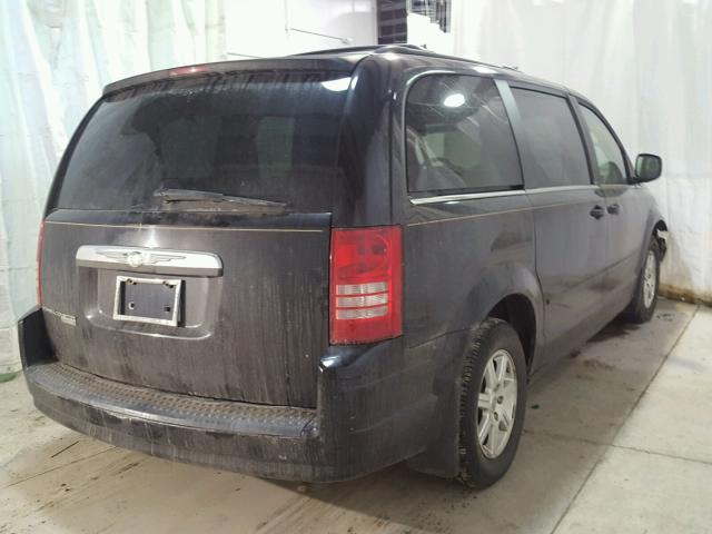 2A8HR54PX8R128592 - 2008 CHRYSLER TOWN & COU BLACK photo 4