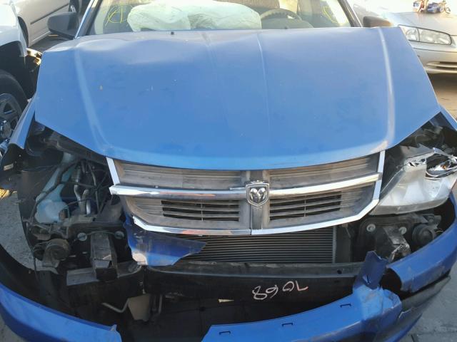 1B3LC56K28N601565 - 2008 DODGE AVENGER SX BLUE photo 7