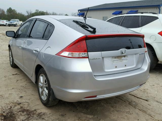 JHMZE2H7XAS008262 - 2010 HONDA INSIGHT EX SILVER photo 3