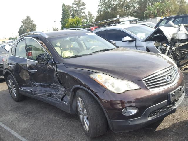 JNKAJ09F08M358078 - 2008 INFINITI EX35 BASE MAROON photo 1