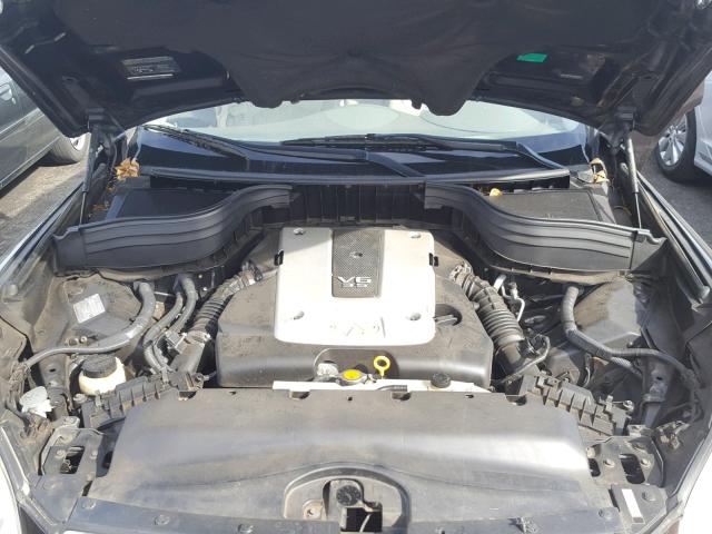 JNKAJ09F08M358078 - 2008 INFINITI EX35 BASE MAROON photo 7