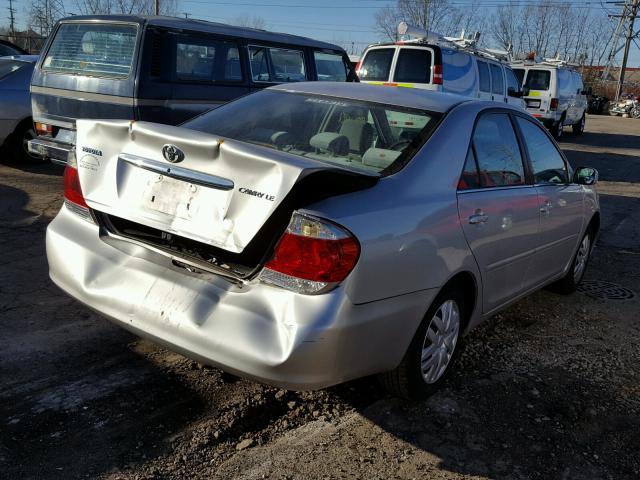 4T1BE32K86U684688 - 2006 TOYOTA CAMRY LE SILVER photo 4