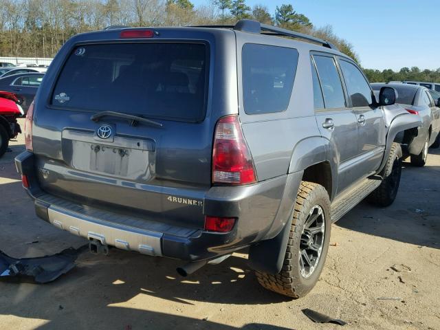 JTEZU14R030013552 - 2003 TOYOTA 4RUNNER SR GRAY photo 4