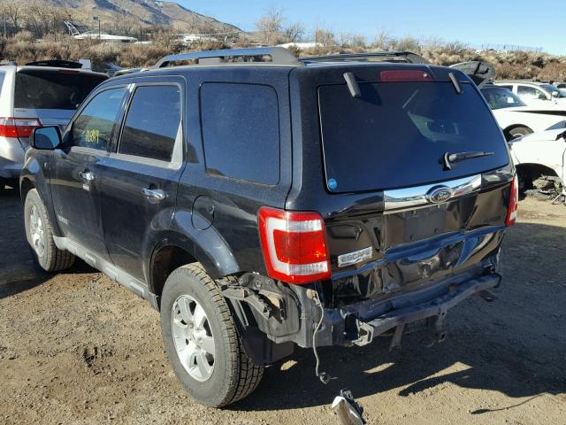 1FMCU94198KA05783 - 2008 FORD ESCAPE LIM BLACK photo 3