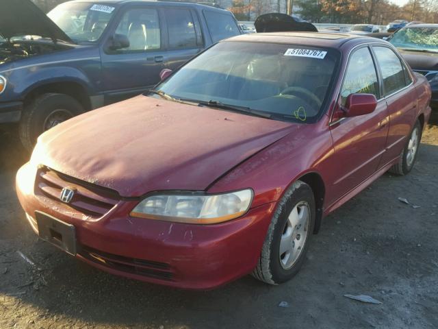 1HGCG16531A000797 - 2001 HONDA ACCORD EX MAROON photo 2