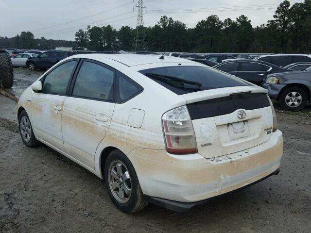 JTDKB20U393492178 - 2009 TOYOTA PRIUS WHITE photo 3