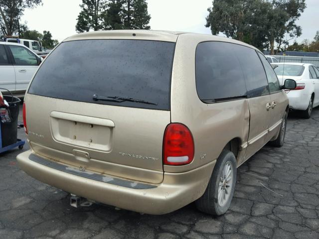 1C4GP44R5YB782144 - 2000 CHRYSLER TOWN & COU GOLD photo 4