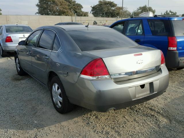 2G1WT58K069136219 - 2006 CHEVROLET IMPALA LT GRAY photo 3