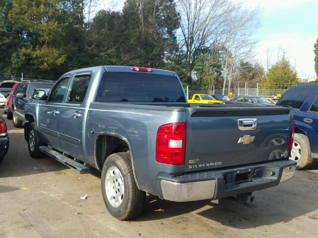 3GCPCSE07BG128311 - 2011 CHEVROLET SILVERADO GRAY photo 3