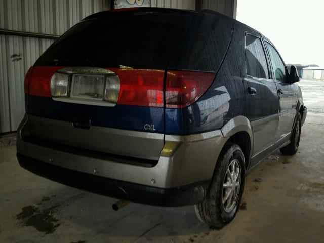 3G5DA03E53S556914 - 2003 BUICK RENDEZVOUS BLUE photo 4