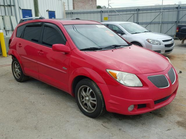 5Y2SL63805Z418145 - 2005 PONTIAC VIBE RED photo 1