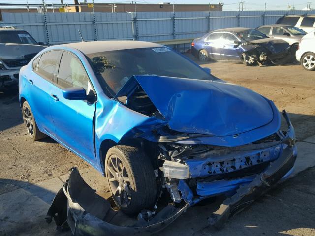 1C3CDFAA7GD585131 - 2016 DODGE DART SE BLUE photo 1